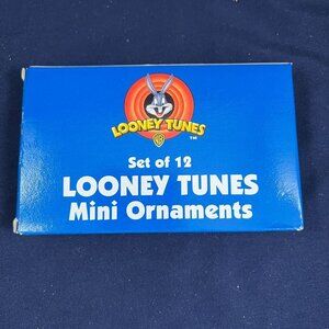 Looney Tunes Mini Ornaments Set Of 12 Collectible Christmas Decorations